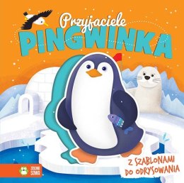 Przyjaciele pingwinka książka z szablonami