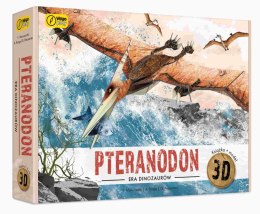 Książka i puzzle 3D era dinozaurów Ptreanodon