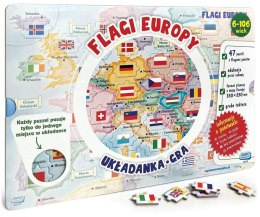 Gra z puzzlami Flagi Europy