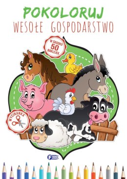 Pokoloruj wesołe gospodarstwo