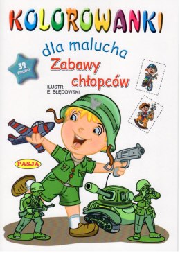 Zabawy chłopców kolorowanki dla malucha