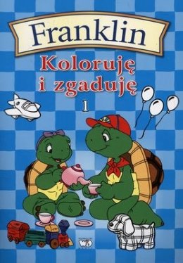 Franklin koloruję i zgaduję 1