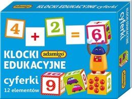 Klocki edukacyjne cyferki