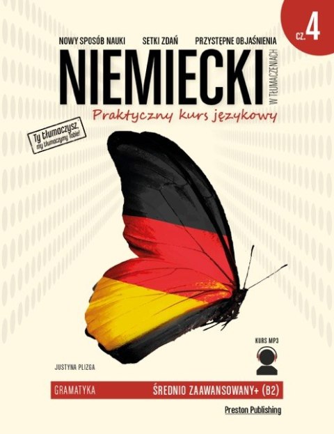 Niemiecki w tłumaczeniach gramatyka 4 pozim b2 + MP3 wyd. 2