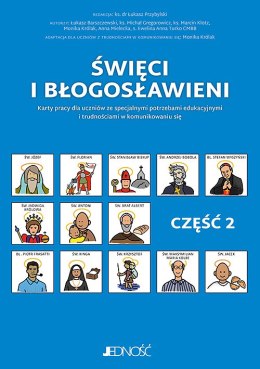 Religia Święci i błogosławieni część 2 Karty pracy dla uczniów ze specjalnymi potrzebami edukacyjnymi i trudnościami w komunikow