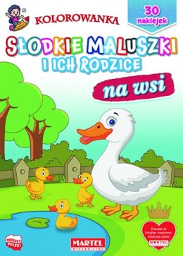 Na wsi. Słodkie maluszki i ich rodzice