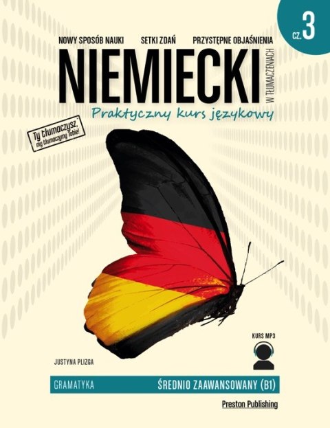 Niemiecki w tłumaczeniach. Gramatyka 3. Poziom B1 + CD wyd. 2