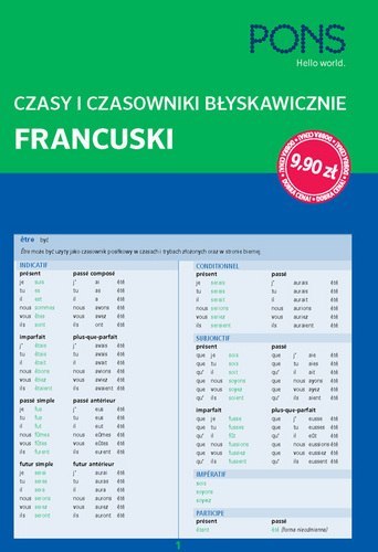 Czasy i czasowniki błyskawicznie MINI francuskie PONS