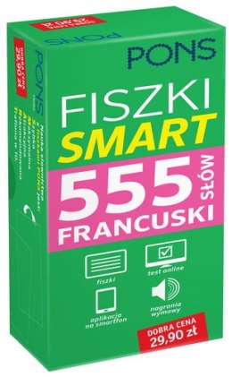 Fiszki 555 SMART Francuski PONS