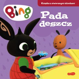 Bing. Pada deszcz. Książka z otwieranymi okienkami