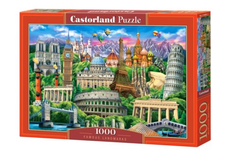 Puzzle 1000 Znane zabytki C-104901-2