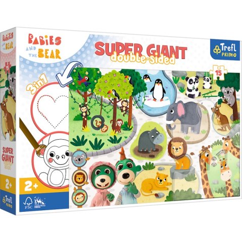 Puzzle 15 Super Giant Bobaski w ZOO 42000