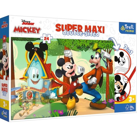 Puzzle 24 SUPER MAXI Wesoły Domek i przyjaciele 41012