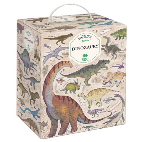 Puzzlove 500 Dinozaury puzzle rodzinne CzuCzu