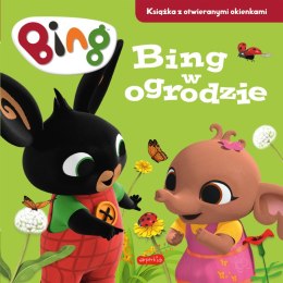 Bing w ogrodzie. Książka z okienkami