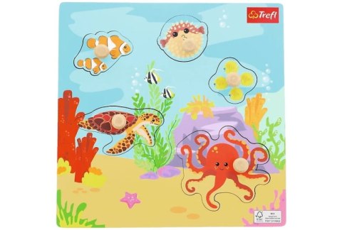 Puzzle mini drewniane Under water 61626