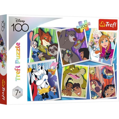 Puzzle 200 Bohaterowie Disney 13299