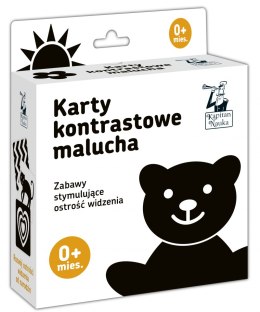 Karty kontrastowe malucha. (0+ mies.). Kapitan Nauka