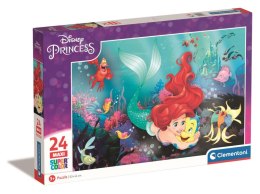 Puzzle 24 maxi super kolor Disney princess little mermaid 24243