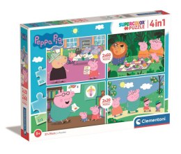 Puzzle 2x20+2x60 super kolor Peppa Pig 24799