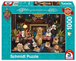 Puzzle 1000 PQ B. ASHWOOD Spotkanie przy kominku