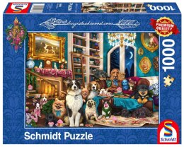 Puzzle 1000 PQ B. ASHWOOD Spotkanie w domowej bibliotece