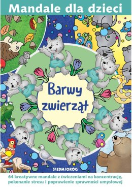 Barwy zwierząt. Mandale dla dzieci