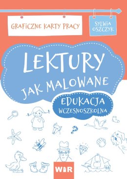 Lektury jak malowane Edukacja wczesnoszkolna Graficzne karty pracy