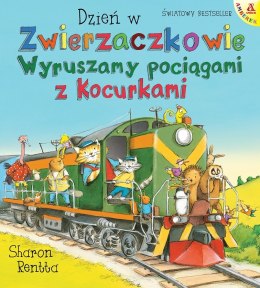 Wyruszamy pociągami z Kocurkami. Dzień w Zwierzaczkowie wyd. 2023