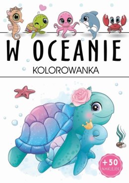 W oceanie. Kolorowanka