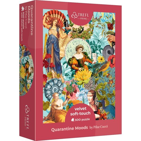 Puzzle 500 Velvet Soft Touch Quarantine Moods by Pilar Cucci