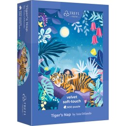 Puzzle 500 Velvet Soft Touch Tiger's Nap Asia Orlando 37424