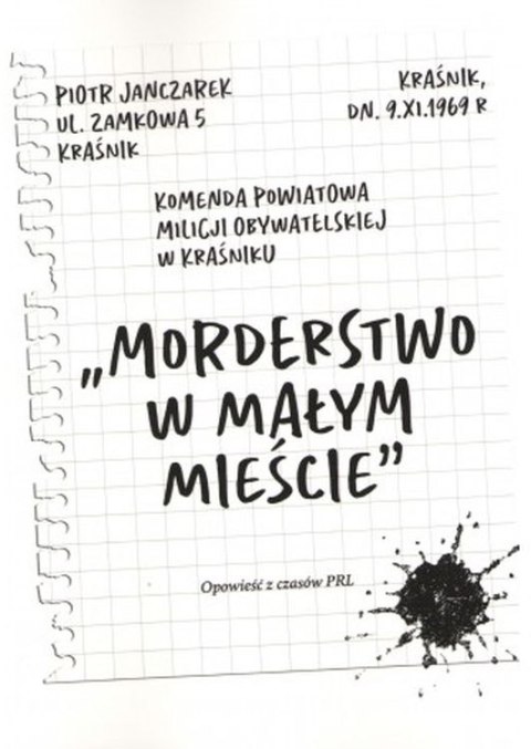 Morderstwo w małym mieście