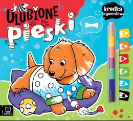 Ulubione pieski. Kredka segmentowa