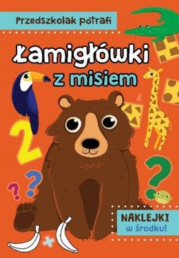 Łamigłówki z misiem. Przedszkolak potrafi