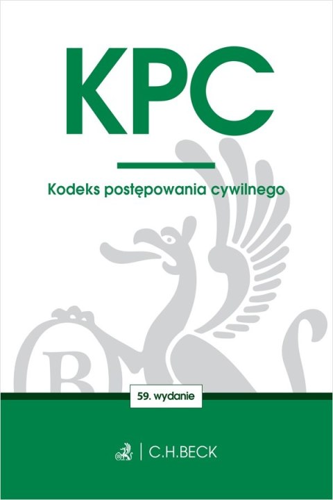 KPC. Kodeks postępowania cywilnego wyd. 59