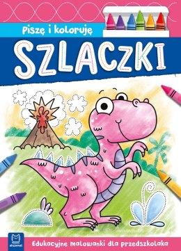 Szlaczki. Edukacyjne malowanki dla przedszkolaka. Piszę i koloruję