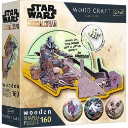 Puzzle 160 drewniane konturowe The Mandalorian Zjednoczenie 20187