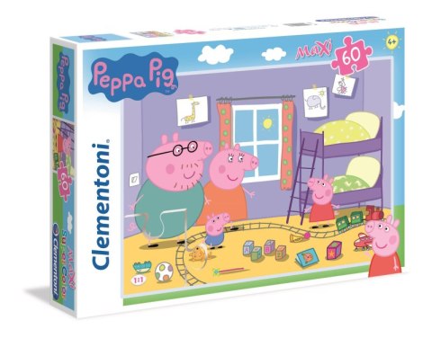 Puzzle 60 maxi super color Świnka Peppa 26438