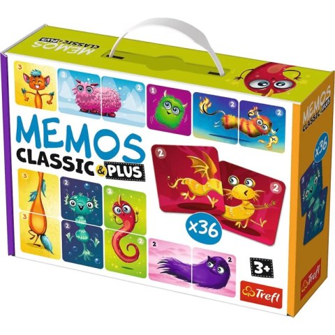 Gra Memos classic&plus Cute monsters wer. ukraińska 02273