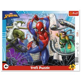 Puzzle 25 ramkowe Odważny Spiderman 31347