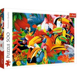 Puzzle 500 Kolorowe ptaki 37328