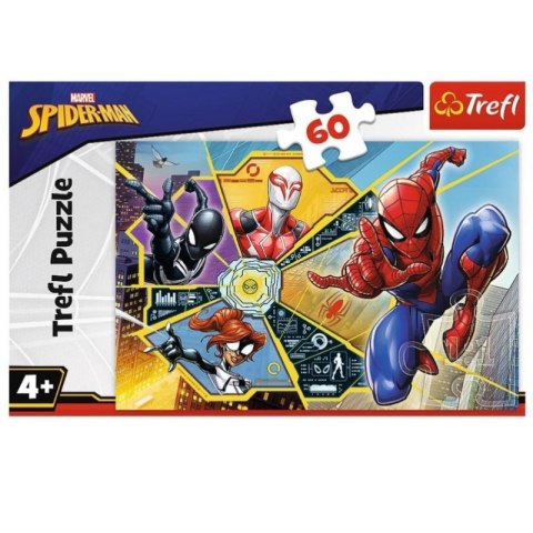 Puzzle 60 W sieci Disney Marvel Spiderman 17372