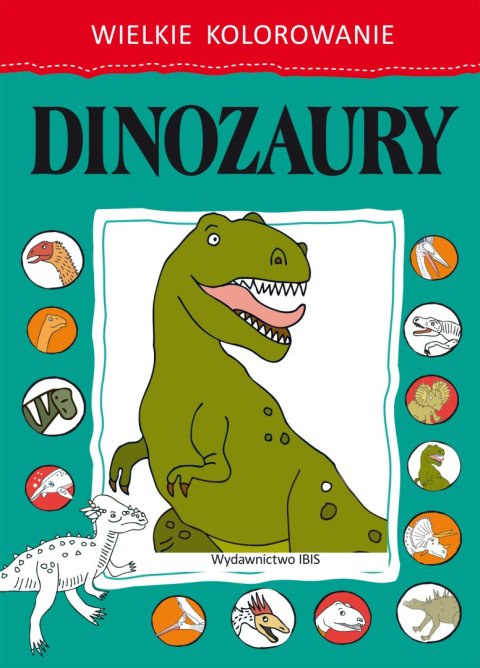 Dinozaury wielkie kolorowanie