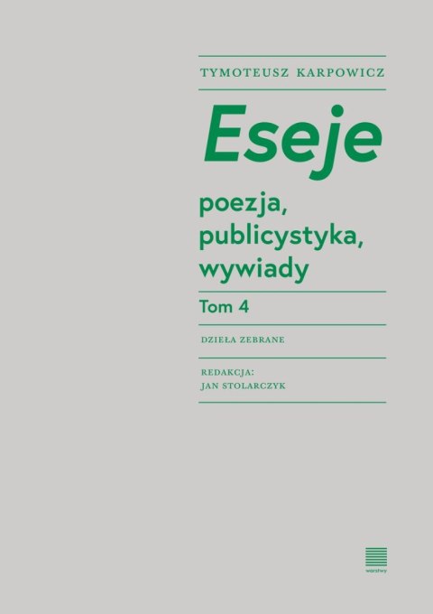 Eseje. Tom 4