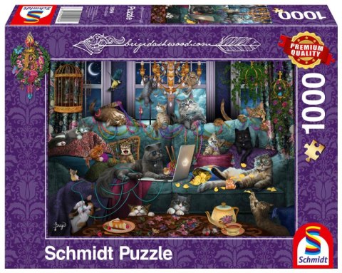 Puzzle 1000 PQ Brigd Ashwood Koty podczas kwarantanny 111730