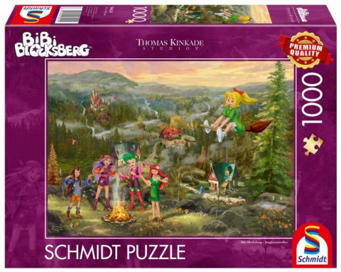 Puzzle 1000 PQ T. Kinkade Bibi Blocksberg 112338