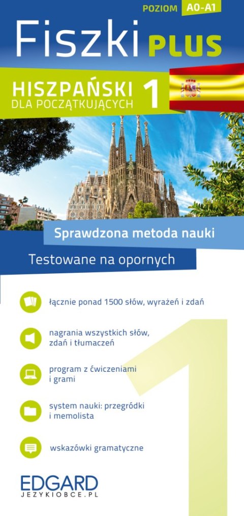 Hiszpański. Fiszki Plus dla początkujących 1 wyd. 2