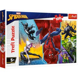 Puzzle 100 Do góry nogami Spider Man 16347