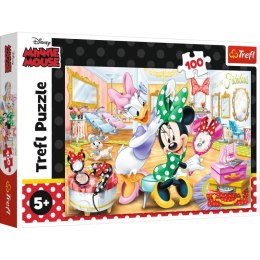 Puzzle 100 Minnie w salonie kosmetycznym 16387